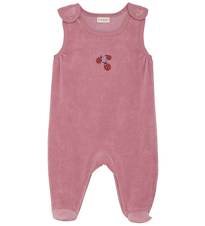 Fixoni Sparkedragt m. Body l/æ - Velour - Nostalgia Rose