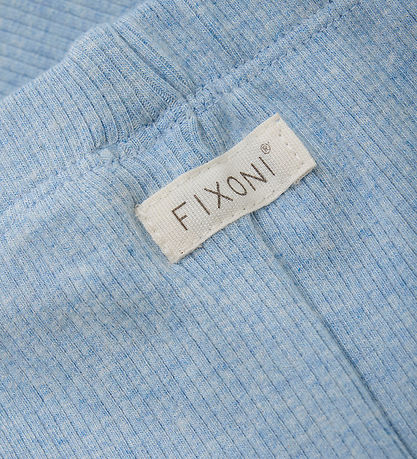 Fixoni Leggings - Rib - Blue Fog Melange Fixoni Leggings - Rib - Blue Fog Melange
