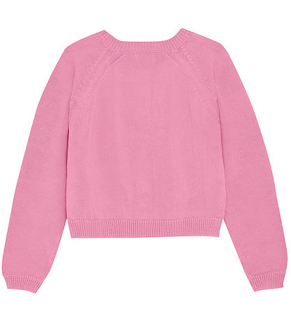 Creamie Cardigan - Strik - Bomuld - Rosebloom