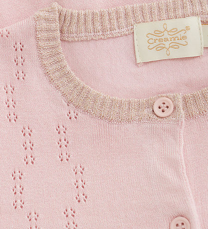 Creamie Cardigan - Pointelle - Strik - Lotus Creamie Cardigan - Pointelle - Strik - Lotus