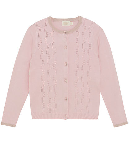 Creamie Cardigan - Pointelle - Strik - Lotus Creamie Cardigan - Pointelle - Strik - Lotus