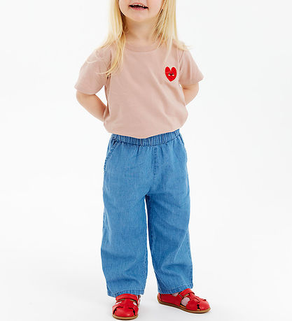 The New Siblings Bukser - TnstNala Loose - Light Blue Denim