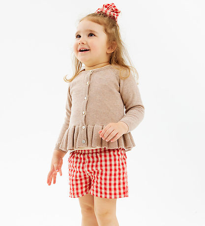 The New Siblings Shorts - TnstNelly - Poppy Red Check