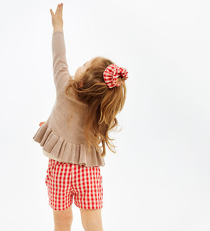 The New Siblings Shorts - TnstNelly - Poppy Red Check