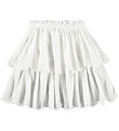 Molo Nederdel - Brianna - Crisp White m. Hulmønster Molo Nederdel - Brianna - Crisp White m. Hulmønster