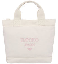 Emporio Armani Taske - 22x22x9,5 cm - Warm White Emporio Armani Taske - 22x22x9,5 cm - Warm White