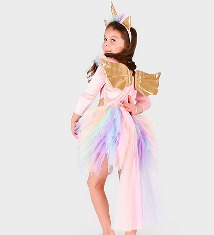Den Goda Fen Udklædning - Dress Unicorn m. Diadem Den Goda Fen Udklædning - Dress Unicorn m. Diadem