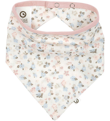 Müsli Drool bib - Bloom Muslin - 2-Pack - Conditioner Cream/Peon