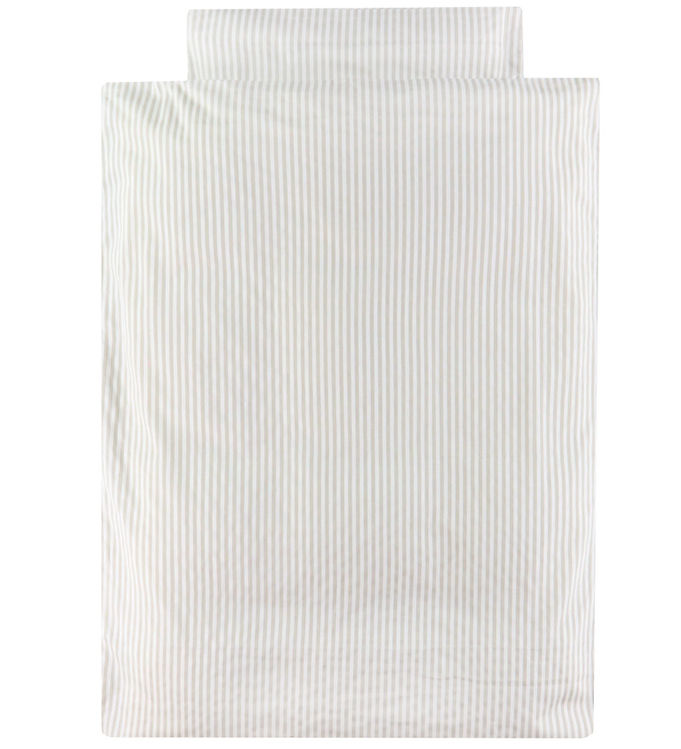 Müsli Sengetøj - Junior - Stripe Bed - Balsam cream/Cashmere