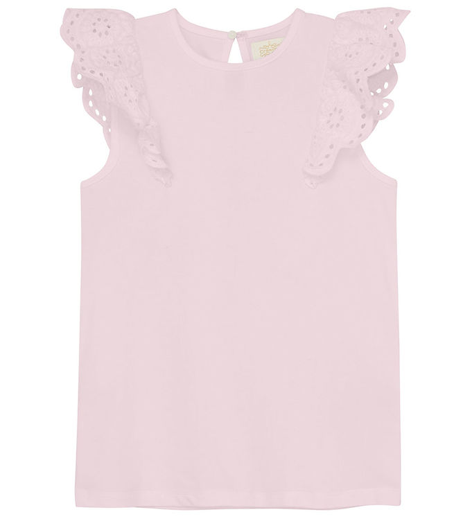 Creamie Top - Lace - Ballerina m. Hulmønster