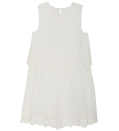 Creamie Kjole - Embroidery - Cloud