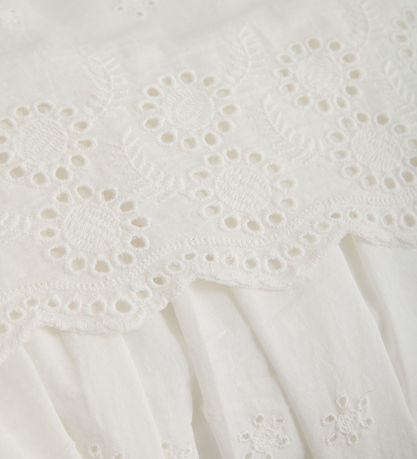 Creamie Kjole - Embroidery - Cloud