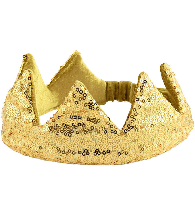 Den Goda Fen Udklædning - Crown Gold Sequin