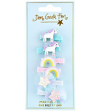Den Goda Fen Hårspænde - 6-pak - Unicorn Mix Den Goda Fen Hårspænde - 6-pak - Unicorn Mix