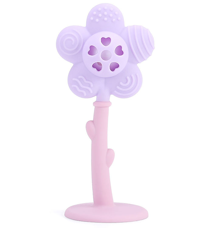 Tiny Tot Bidering - Flower - Lille/Pink