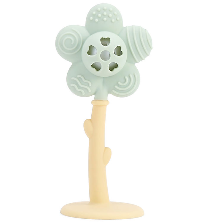 Tiny Tot Bidering - Flower - Sage/Gul