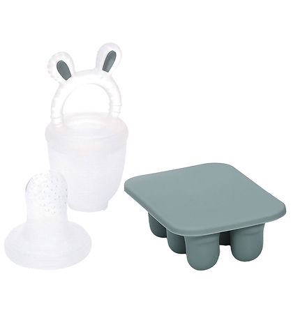Tiny Tot Food Feeder m. Mini Fryseform - Smokey Green