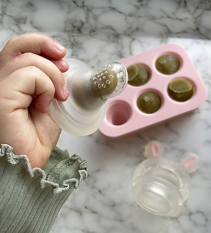 Tiny Tot Food Feeder m. Mini Fryseform - Rose Tiny Tot Food Feeder m. Mini Fryseform - Rose