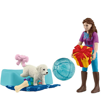 Schleich Fødselsdagsfest Med Lisa - 42744 - 12 Dele