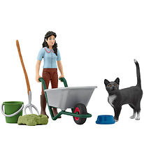 Schleich Møgning Og Plejesæt - 42747 - 12 Dele Schleich Møgning Og Plejesæt - 42747 - 12 Dele