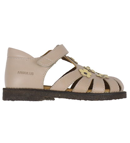 Angulus Sandaler - Rosebud m. Blomster Angulus Sandaler - Rosebud m. Blomster