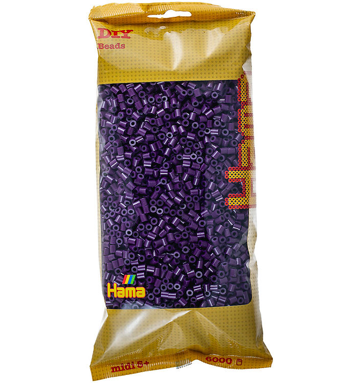 Hama Midi Perler - 6000 stk. - 108 Aubergine