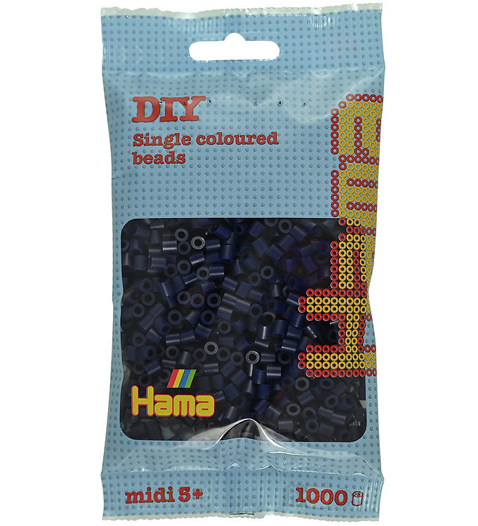 Hama Midi Perler - 1000 stk. - 116 Midnatsblå