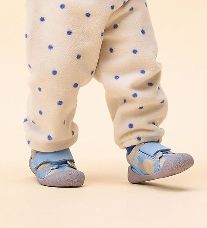 Affenzahn Lauflernschuh - Cotton Smally Seal - Blau