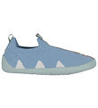 Affenzahn Skor - Slipper Knit Flinky Shark - Blå