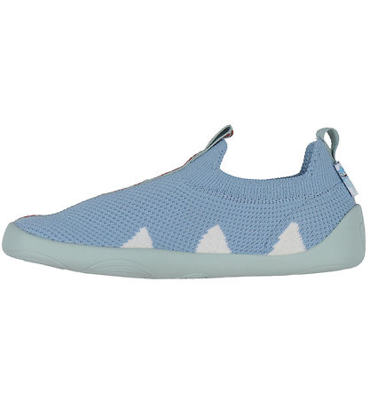 Affenzahn Skor - Slipper Knit Flinky Shark - Blå