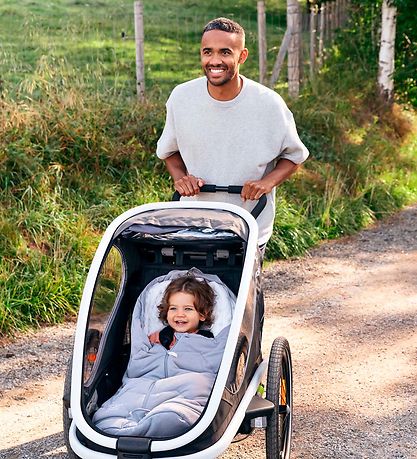 Voksi Kørepose - Sky Light - 88/113 cm - Grey Solid