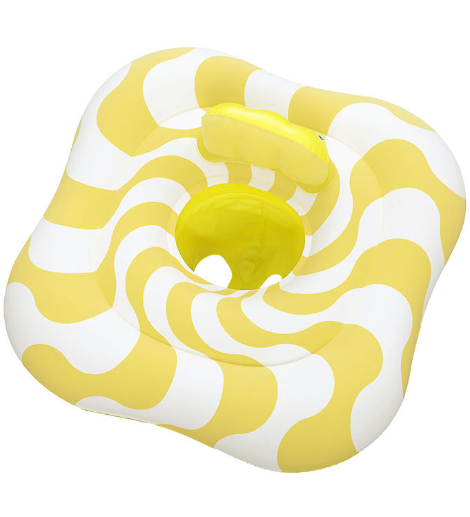 Bestway Badering m. Sæde - Swim Safe - 1-2 år - Hvid/Gul