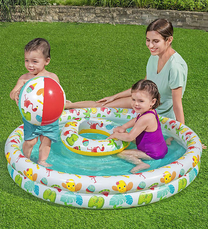 Bestway Badebassin m. Tilbehør - 122 x 20 cm - Beachtastic