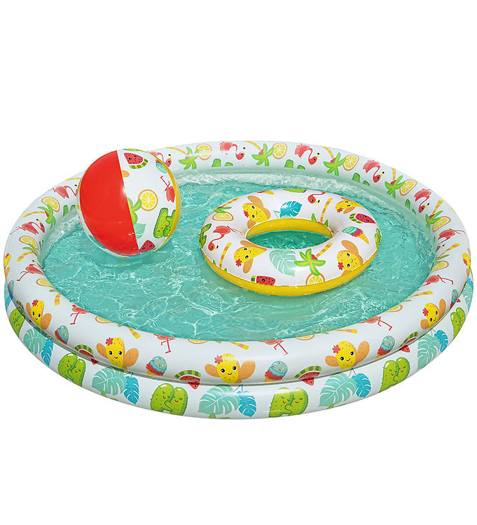 Bestway Badebassin m. Tilbehør - 122 x 20 cm - Beachtastic