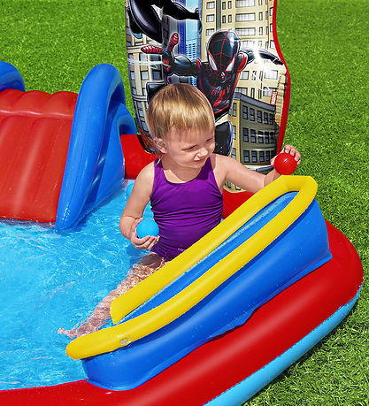 Bestway Legebassin m. Tilbehør - 211 x 206 cm - Spider-Man 