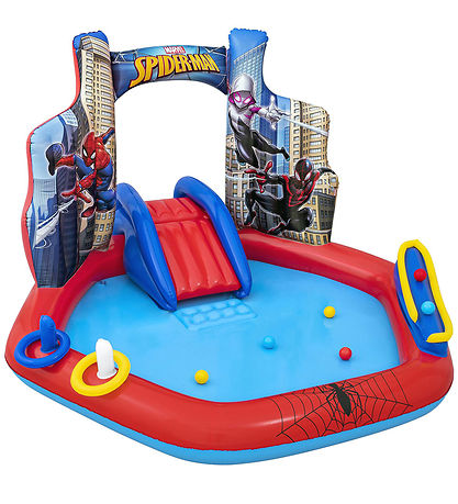 Bestway Legebassin m. Tilbehør - 211 x 206 cm - Spider-Man 