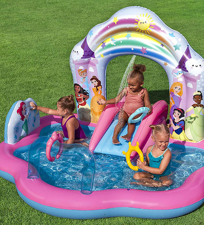 Bestway Legebassin m. Tilbehør - 221 x 193 cm - Disney Princess 