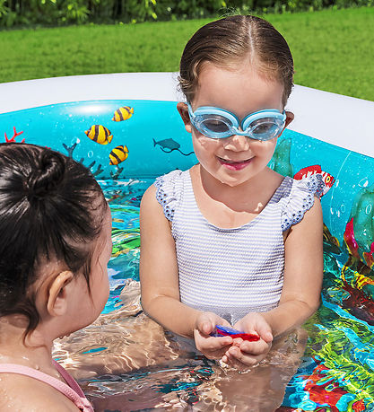 Bestway Badebassin m. Tilbehør - 262 x 175 cm - 3D Undersea Adve