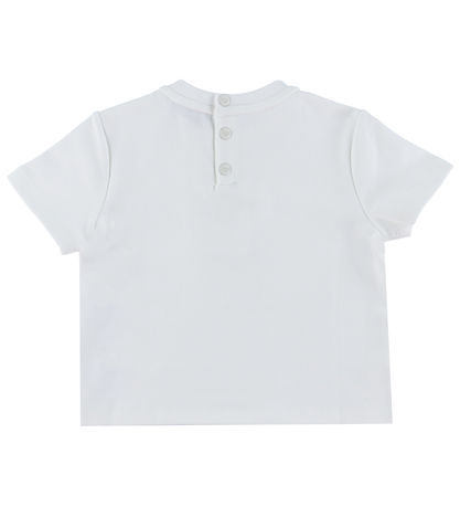 Emporio Armani T-shirt - Off White m. Logo Emporio Armani T-shirt - Off White m. Logo