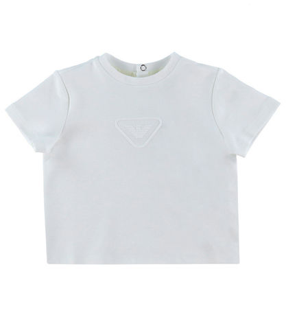 Emporio Armani T-shirt - Off White m. Logo Emporio Armani T-shirt - Off White m. Logo