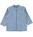Joha Cardigan - Blå m. Striber Joha Cardigan - Blå m. Striber