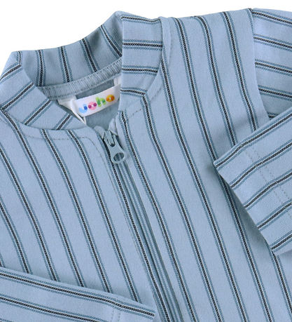 Joha Cardigan - Blå m. Striber