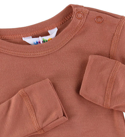 Joha Body l/æ - Viskose/Bambus - Rødbrun