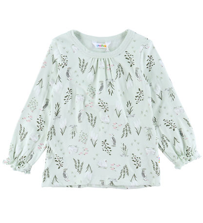 Joha Nattøj - Bambus - Mynte m. Svane