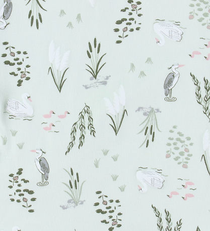 Joha Nattøj - Bambus - Mynte m. Svane Joha Nattøj - Bambus - Mynte m. Svane