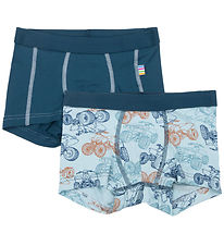Joha Boxershorts - 2-pak - Viskose/Bambus - Blå m. ATV Joha Boxershorts - 2-pak - Viskose/Bambus - Blå m. ATV