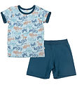 Joha Pyjama Set - 2 Parts - Viscose/Bamboo - Blue w. ATV Joha Pyjama Set - 2 Parts - Viscose/Bamboo - Blue w. ATV