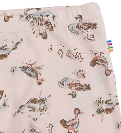 Joha Leggings - Bambus - Lyserød m. Ænder