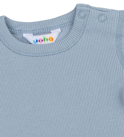 Joha Body k/æ - Rib - Støvet Blå Joha Body k/æ - Rib - Støvet Blå