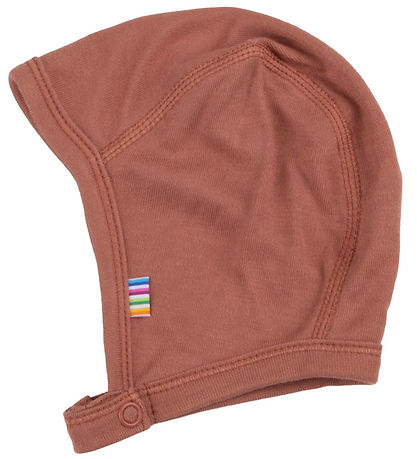 Joha Babyhjelm - Viskose/Bambus - Rødbrun Joha Babyhjelm - Viskose/Bambus - Rødbrun